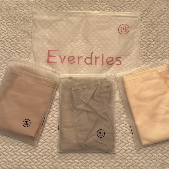 Everdries Set of 3 Neutral Colors Panties Size 2XL Hipster Leakproof Underwear - Picture 2 of 5
